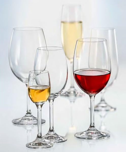 ボヘミアングラス 🎇 LARA ガラス リキュール 冷酒 グラス6個 ボヘミアングラス 🎇 LARA ガラス リキュール 冷酒 グラス6個